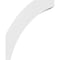 Ekena Millwork 6-in. W x 18-in. D x 22-in. H Thorton Architectural Grade PVC Knee Brace BRCP06X18X22THR - alternate 4